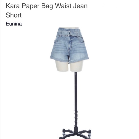 3 for $15 Eunina Kara High rise paperbag rolled shortie - Picture 4 of 5